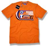 View Item Lambretta Classica Moto 250 Series Mod T Shirt Orange 